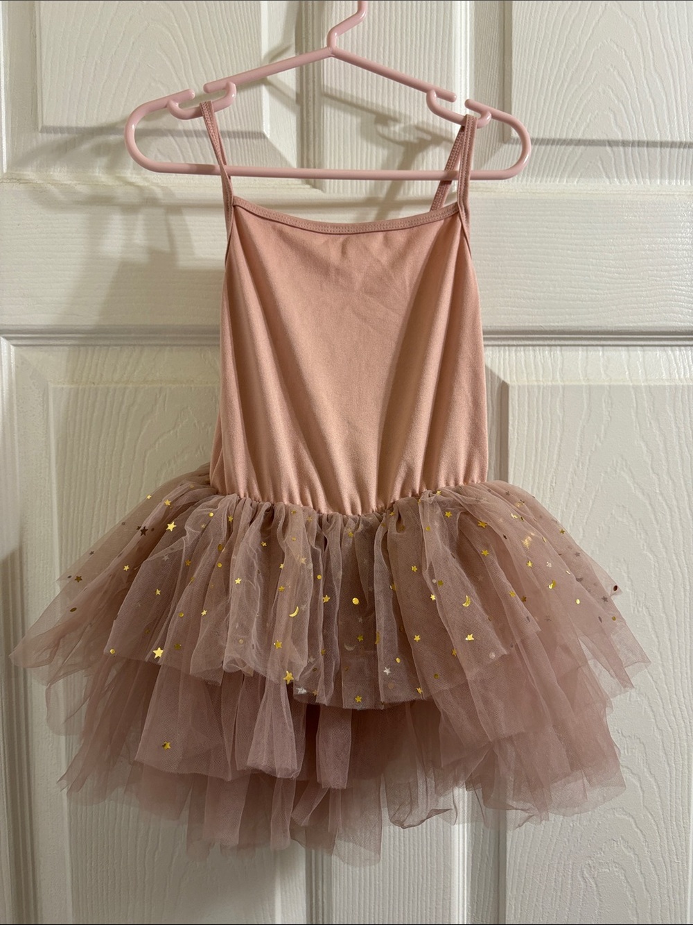 Girls Pink Tulle Star Ballet Costume